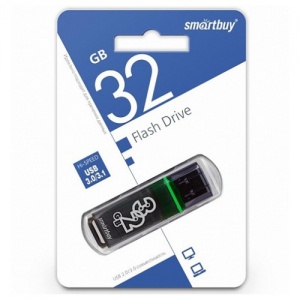 USB-Flash 3.0 32Gb Smartbuy Glossy; Black