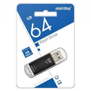 USB-Flash 3.0 64Gb Smartbuy V-Cut; Black