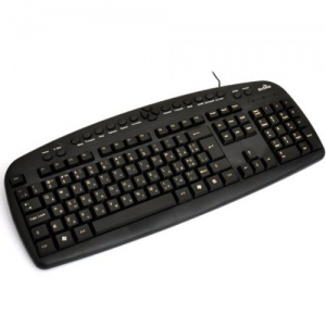 Клавиатура проводная DeTech K4257 USB; Black