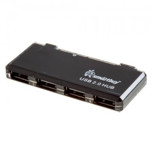 HUB USB 2.0 Smartbuy SBHA-6110-K; 4-port; Black