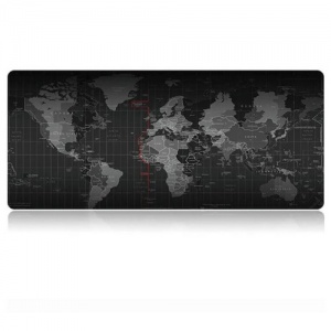 Коврик "Карта мира" (890x400mm) ткань+резиновая основа; прошитый