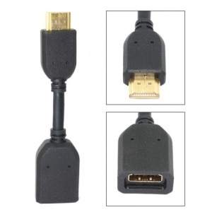 Переходник гибкий HDMI (M) - HDMI (F)