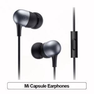 Наушники Xiaomi Capsule Headphones; 1.25m; 3.5mm (3 pin); Gray