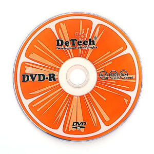 DVD-R диск DeTech 4.7GB/120MIN 16x