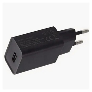Сетевое зарядное устройство USB DENMEN DC01; 5V/2.4A; Black