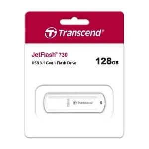 USB-Flash 3.0 128Gb Transcend JetFlash 730; White