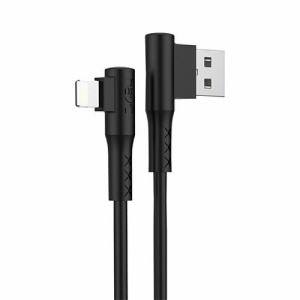 Кабель USB2.0 AM/Lightning Havit HV-H681; 2A; 1m; угловой; Black