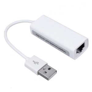 Сетевая карта USB2.0 DeTech (10/100 Мбит/с) white