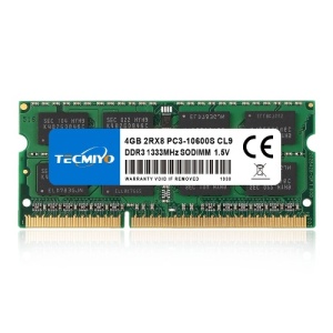 Модуль памяти DDR3 SODIMM 4GB/1333 TECMIYO (PC3-10600S) 1,5V
